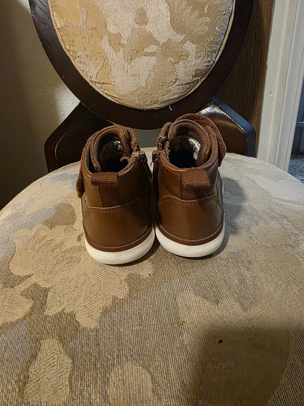wonder nation Brown High-Top Kids Sneakers